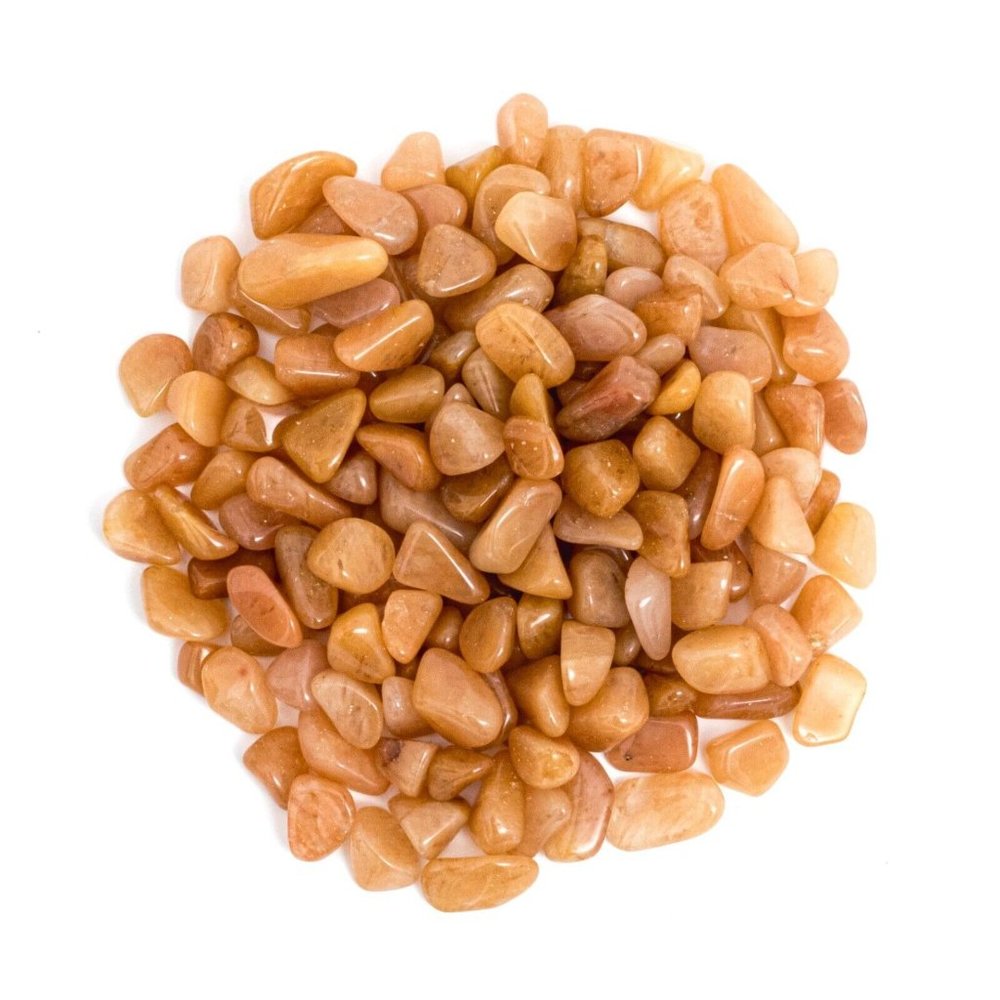 1 lb Small Tumbled Peach Quartz Gemstones Crystals For Jewelry Metaphysical Shop